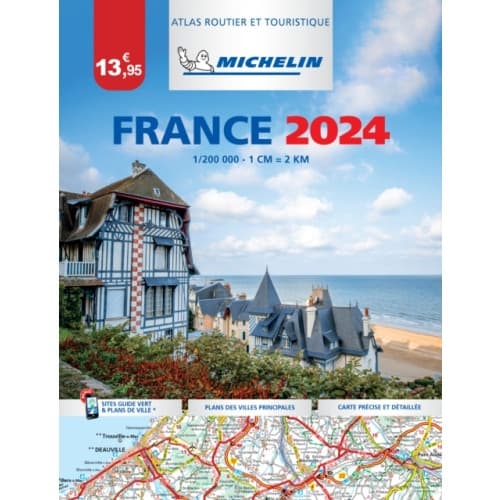 France Essential 2024 Tourist & Motoring Atlas (häftad, eng)
