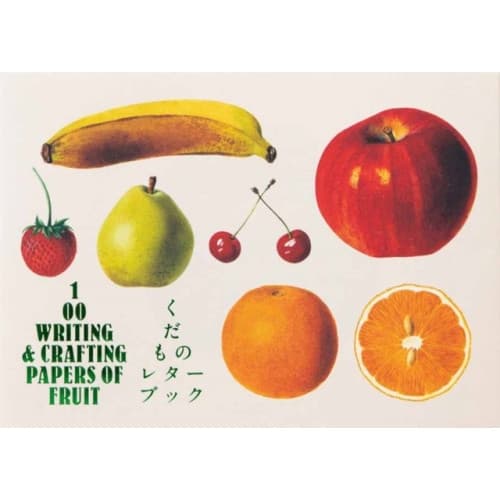 100 Writing & Crafting Papers of Fruit (häftad, jpn)