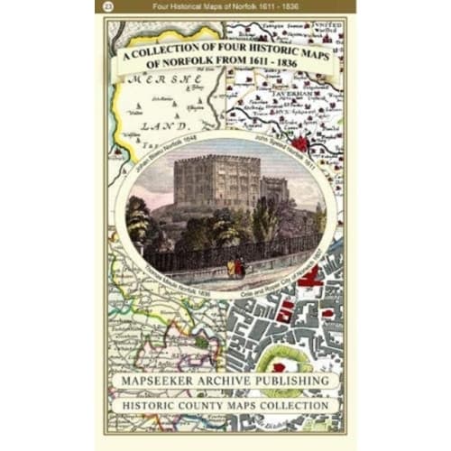 A Collection of Four Historic Maps of Norfolk from 1611 - 1836 (häftad, eng)
