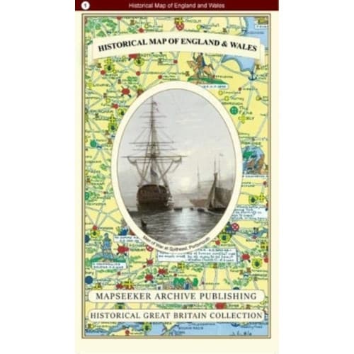 Historical Map of England and Wales (häftad, eng)