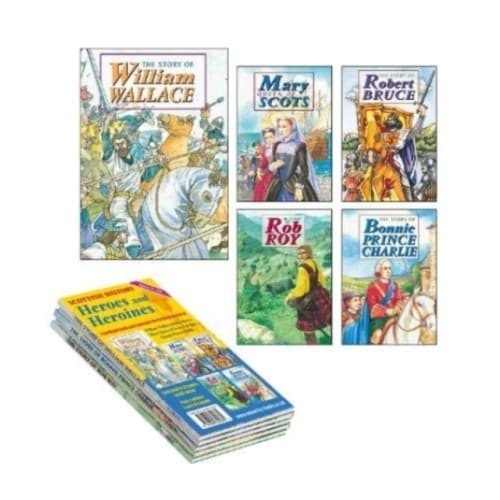 William Wallace; Robert Bruce; Mary Queen of Scots; Rob Roy; Bonnie Prince Charlie 5 book pack (inbunden, eng)