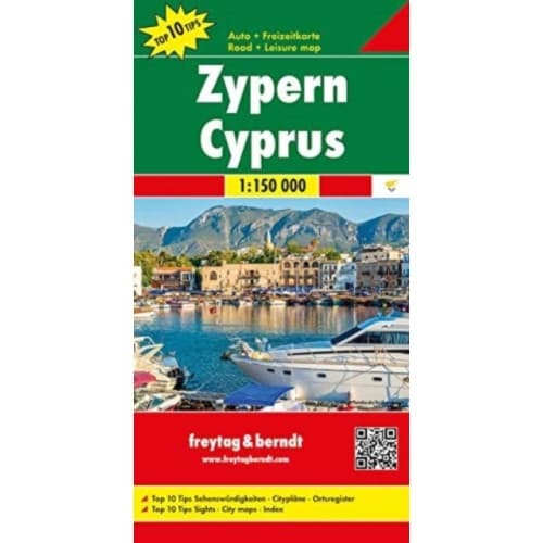 Cyprus Road Map 1:150 000