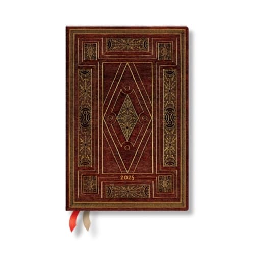 First Folio (Shakespeare’s Library) Mini 12-month Verso Hardback Dayplanner 2025 (Elastic Band Closure) (inbunden, eng)