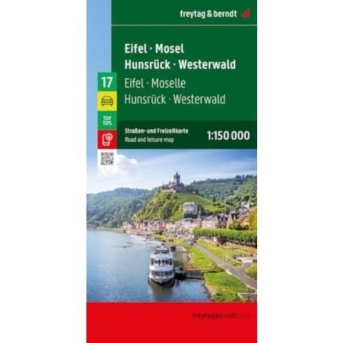 Eifel - Moselle - Hunsruck - Westerwald Road and Leisure Map