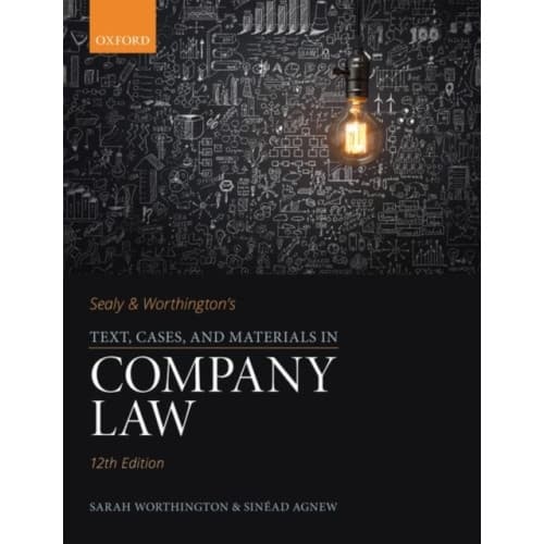 Sealy & Worthington's Text, Cases, and Materials in Company Law (häftad, eng)