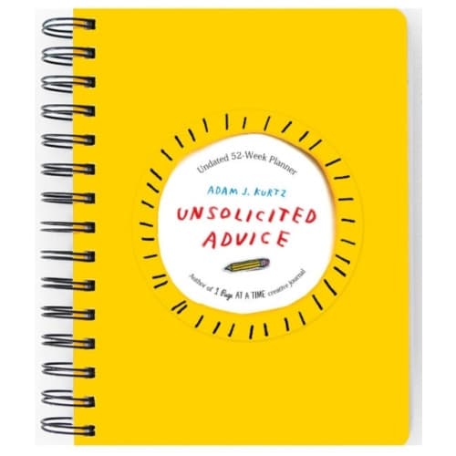 Unsolicited Advice Planner (bok, spiral, eng)