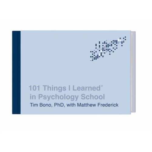 101 Things I Learned in Psychology School (inbunden, eng)