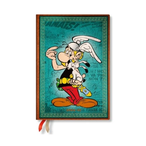 Asterix the Gaul (The Adventures of Asterix) Midi 12-month Horizontal Hardback Dayplanner 2025 (Elastic Band Closure) (inbunden, eng)