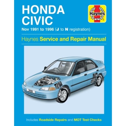 Honda Civic 91-96 (häftad, eng)