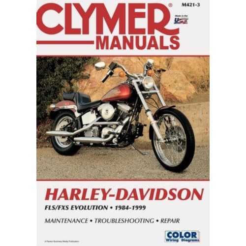 Harley-Davidson FLS-FXS Evolution, Evo Softail, Fat Boy (1984-1999) Service Repair Manual (häftad, eng)