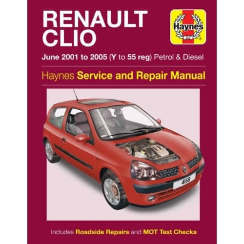 Renault Clio 01-05 (häftad, eng)