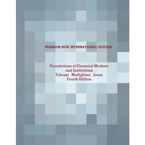 Foundations of Financial Markets and Institutions (häftad, eng)