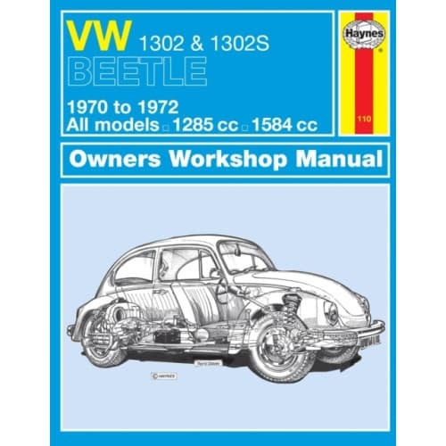 VW 1302 & 1302S (70 - 72) Haynes Repair Manual (häftad, eng)