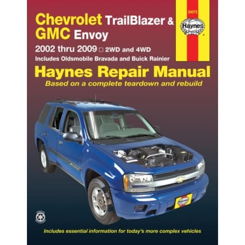 Chevrolet TrailBlazer, TrailBlazer EXT, GMC Envoy, GMC Envoy XL, Oldsmobile Bravada & Buick Rainier with 4.2L, 5.3L V8 or 6.0L V8 engines (2002 -2009)
