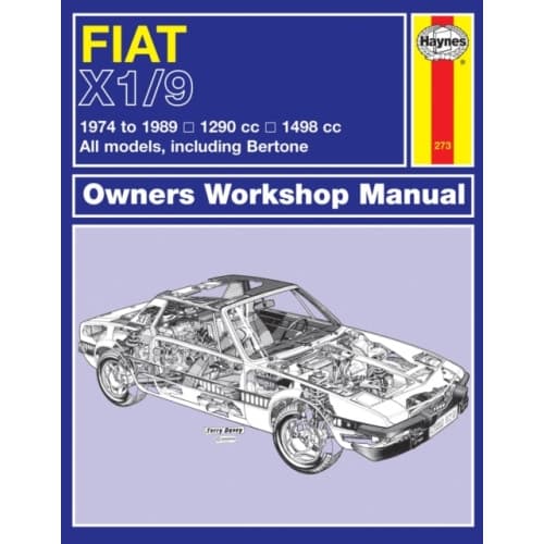 Fiat X1/9 (74 - 89) Haynes Repair Manual (häftad, eng)