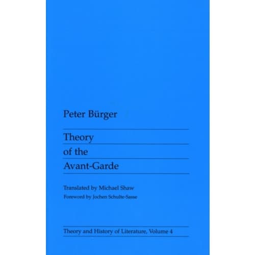 Theory Of The Avant-Garde (häftad, eng)