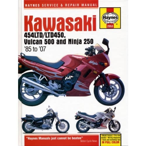 Kawasaki 454 Ltd, Vulcan 500 & Ninja 250 (85 -07) (häftad, eng)