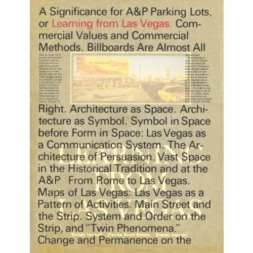 Learning From Las Vegas (inbunden, eng)