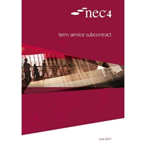 NEC4: Term Service Subcontract (häftad, eng)