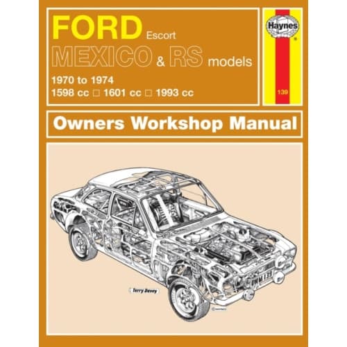 Ford Escort Mk I Mexico, RS 1600 & RS 2000 (70 - 74) Haynes Repair Manual (häftad, eng)