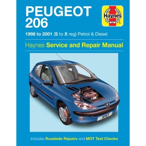 Peugeot 206 Petrol & Diesel (98 - 01) Haynes Repair Manual (häftad, eng)