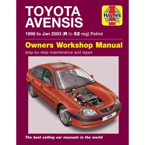Toyota Avensis Petrol (98 - Jan 03) Haynes Repair Manual (häftad, eng)