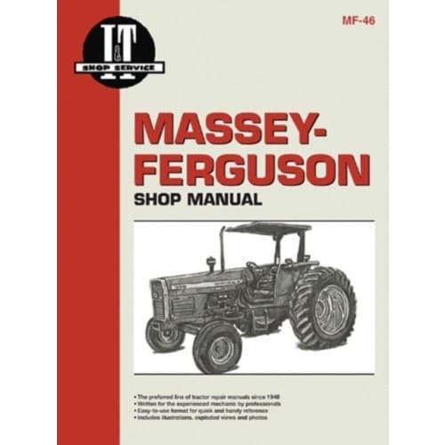 Massey-Ferguson MF340-MF399 Diesel Tractor Service Repair Manual (häftad, eng)