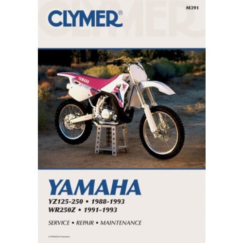 Yamaha YZ125-250 (1988-1993) & WR250Z (1991-1993) Motorcycle Service Repair Manual (häftad, eng)