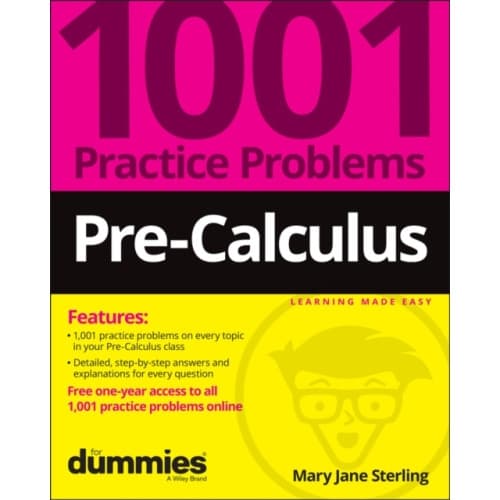 Pre-Calculus: 1001 Practice Problems For Dummies (+ Free Online Practice) (häftad, eng)