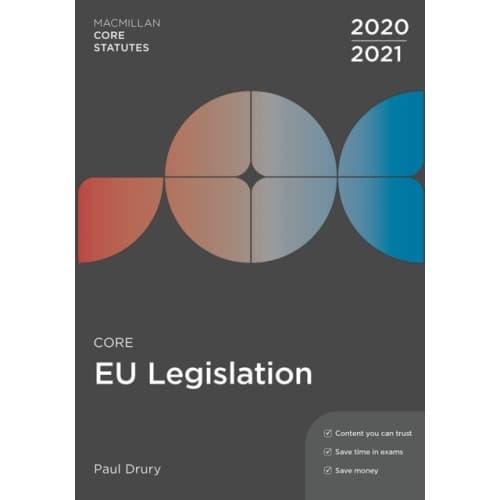 Core EU Legislation 2020-21 (häftad, eng)