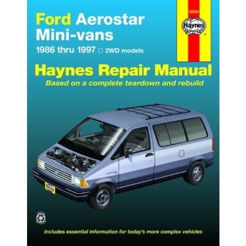 Ford Aerostar Mini-vans (1986-1997) with two wheel drive Haynes Repair Manual (USA) (häftad, eng)
