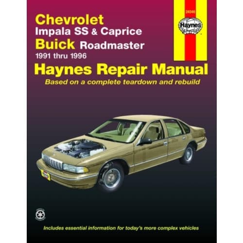 Chevrolet Impala SS & Caprice & Buick Roadmaster (91 - 96) (häftad, eng)