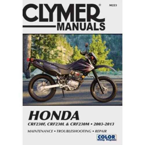 Honda CRF230F (2003-2013), CRF230L & CRF230M (2008-2009) Motorcycle Service Repair Manual (häftad, eng)