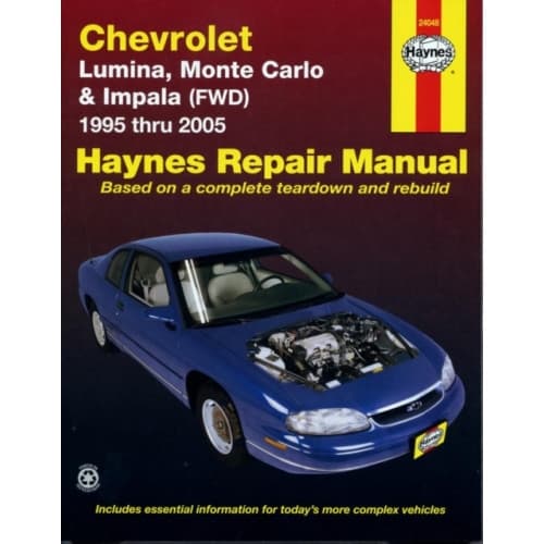 Chevrolet Lumina, Monte Carlo & Impala (FWD) (95 - 05) (häftad, eng)