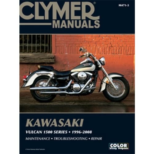 Kawasaki Vulcan 1500 Series Motorcycle (1996-2008) Service Repair Manual (häftad, eng)