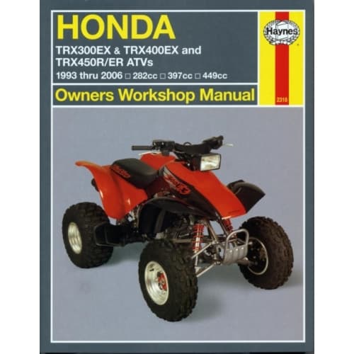 Honda TRX300EX, TRX400EX & TRX450R/ER ATVs (93 - 14) Haynes Repair Manual (häftad, eng)
