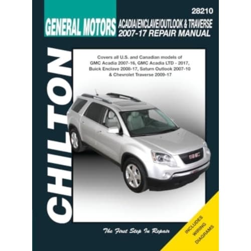 GM Acadia, Enclave, Outlook & Traverse (Chilton) (häftad, eng)