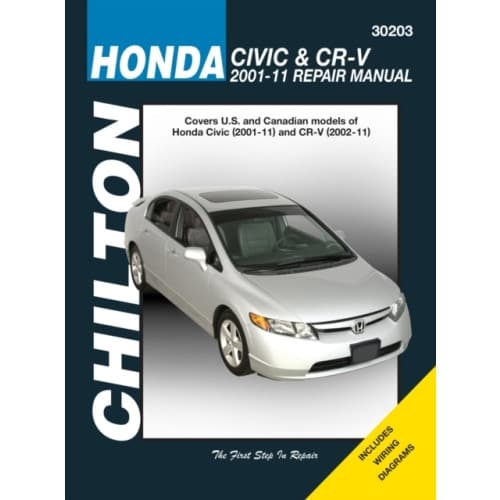 Honda Civic & CR-V ('01-'11) (Chilton) (häftad, eng)