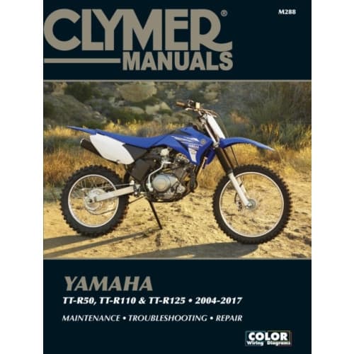 Clymer Yamaha TT-50 (06-17), TT-R110 (08-17) & TT- (häftad, eng)