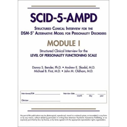 Structured Clinical Interview for the DSM-5® Alternative Model for Personality Disorders (SCID-5-AMPD) Module I (häftad, eng)