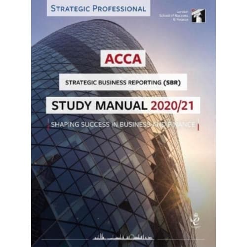 ACCA Strategic Business Reporting Study Manual 2020-21 (häftad, eng)