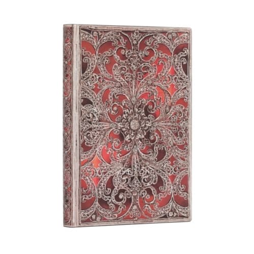 Garnet (Silver Filigree Collection) Midi Lined Softcover Flexi Journal (häftad, eng)