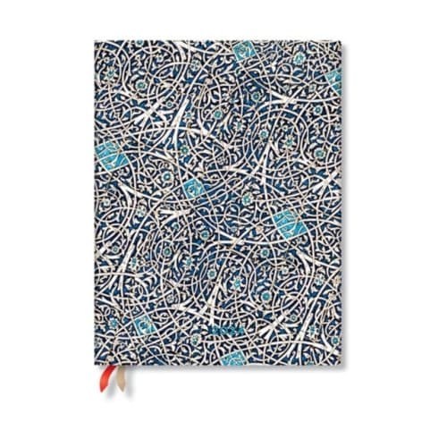 Granada Turquoise (Moorish Mosaic) Ultra Vertical 12-month Dayplanner 2024 (Elastic Band Closure) (inbunden, eng)