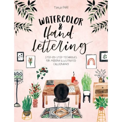 Watercolor & Hand Lettering (häftad, eng)