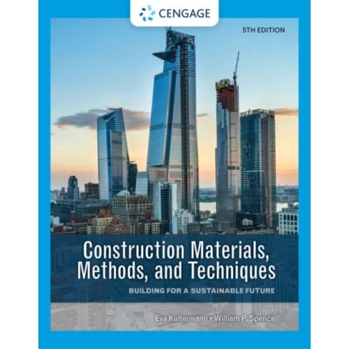 Construction Materials, Methods, and Techniques (inbunden, eng)