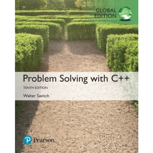 Problem Solving with C++, Global Edition (häftad, eng)