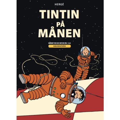 Tintin på månen (inbunden)