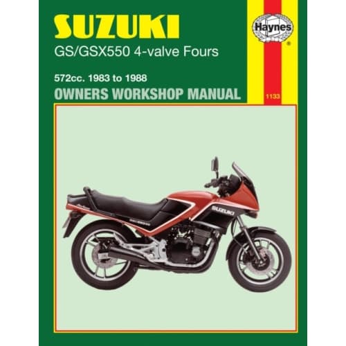 Suzuki GS/GSX550 4-valve Fours (83 - 88) Haynes Repair Manual (häftad, eng)