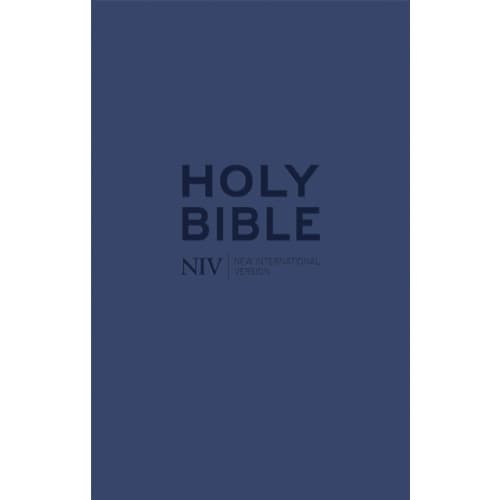 NIV Tiny Navy Soft-tone Bible with Zip (häftad, eng)