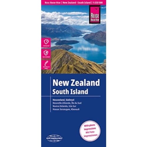 New Zealand - South Island (1:550.000)